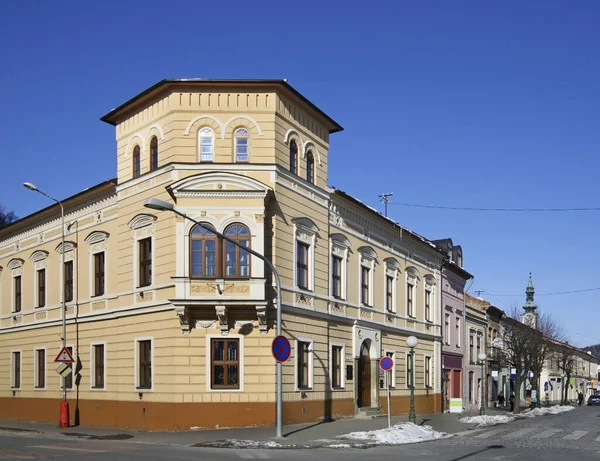 Rua Velha Kezmarok Eslováquia — Fotografia de Stock