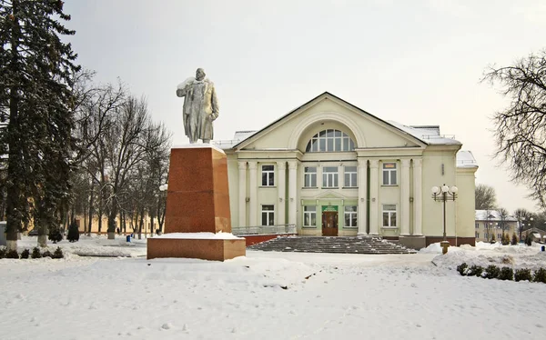 Hlavní Náměstí Vawkavysku Bělorusko — Stock fotografie