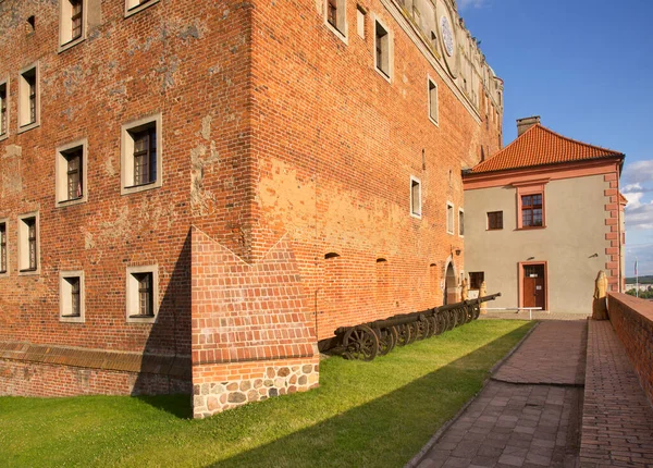 Замок Голуб Zamek Golubiu Голуб Добрині Польща — стокове фото