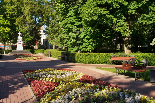 Koltsovskiy Square Voronezh Russia — Stock Photo, Image