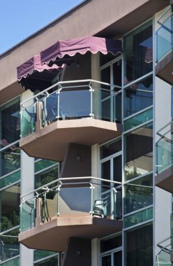 Golden Sands 'deki binanın bir parçası. Bulgaristan