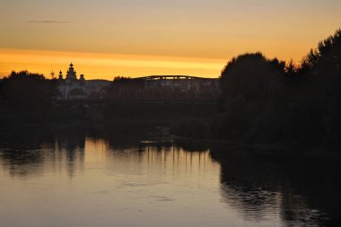 Kungur 'daki Sylva Nehri. Perma Krai. Rusya