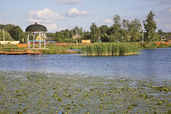 Lago Hlybokaye Belarús — Foto de Stock