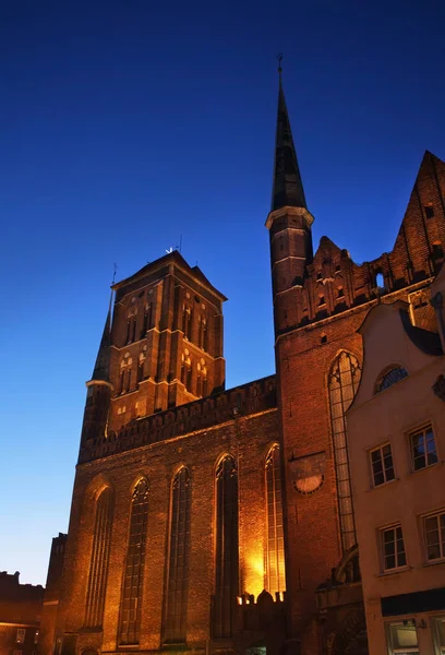 Chiesa Santa Maria Danzica Polonia — Foto Stock