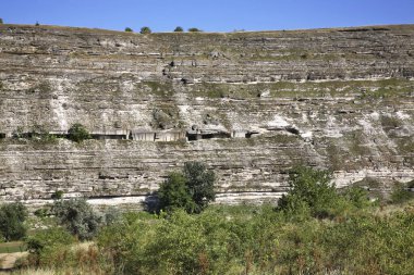 Yaşlı Orhei 'nin manzarası. Moldova
