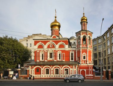 Moskova 'daki All Saints na Kulichkakh Kilisesi. Rusya