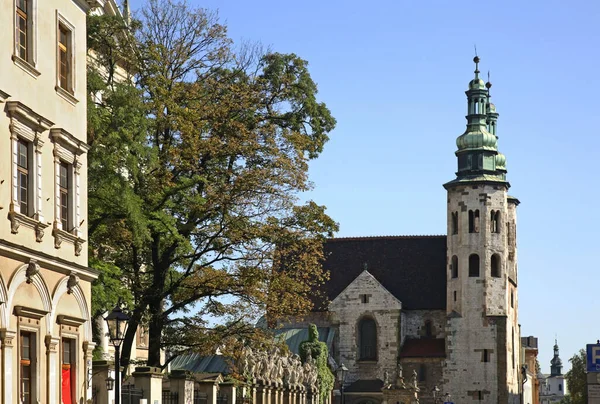 Церковь Святого Андрея Кракове Польша — стоковое фото