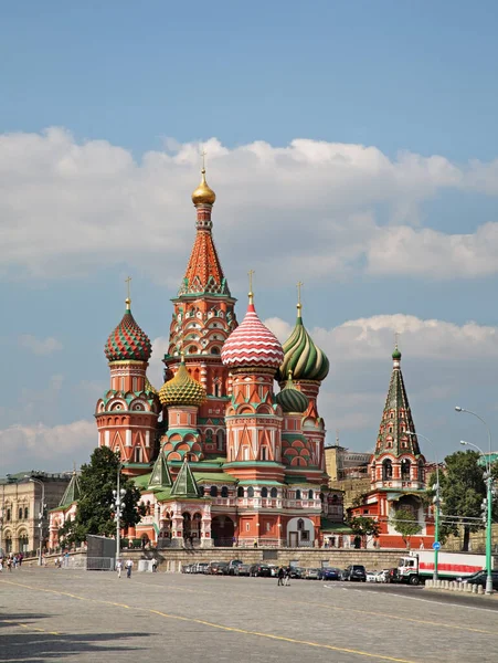 Catedral São Basílio Moscou Rússia — Fotografia de Stock