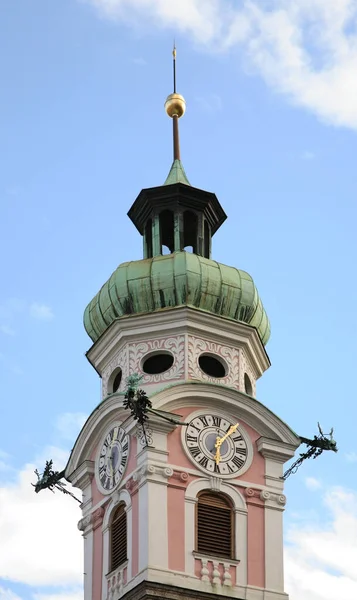 Spitalskirche Kyrka Innsbruck Tyrolen Österrike — Stockfoto