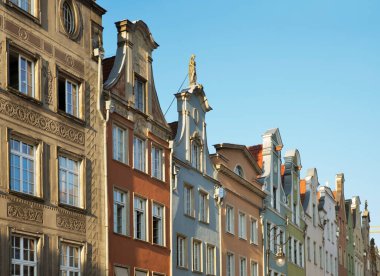 Gdansk 'taki Dluga Caddesi. Polonya