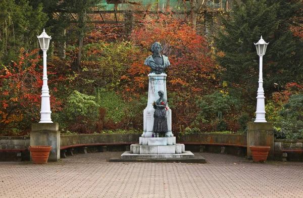 Monument Adam Mickiewicz Krynica Zdroj Lesser Poland Voivodeship Poland — Stock Photo, Image