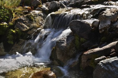 Medeo Vadisi manzarası. Kazakistan 