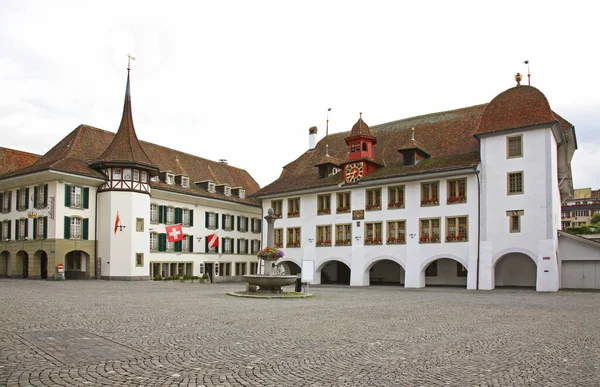 Casa Città Thun Svizzera — Foto Stock