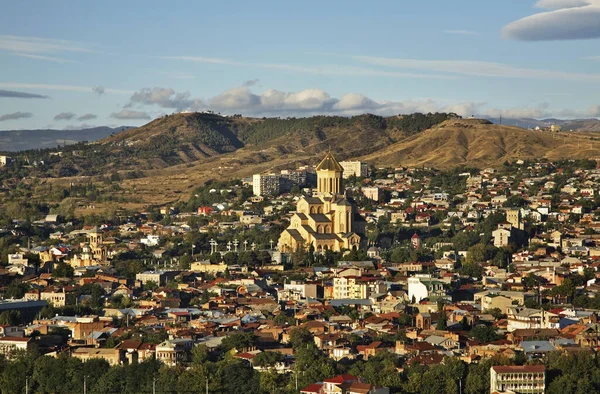 Панорамный Вид Тбилиси Грузия — стоковое фото