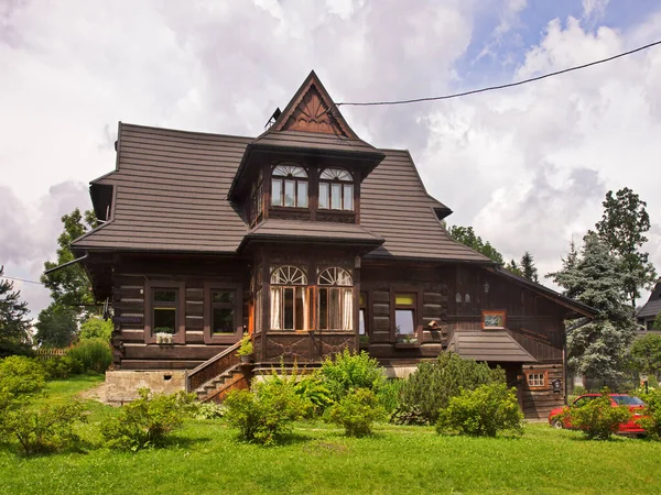 Casa Tradicional Zakopane Polónia — Fotografia de Stock