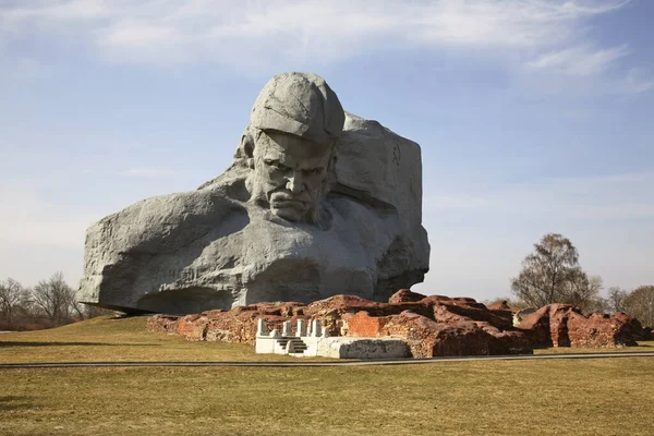 Monument Brest Litovsk Fästningar Vitryssland — Stockfoto