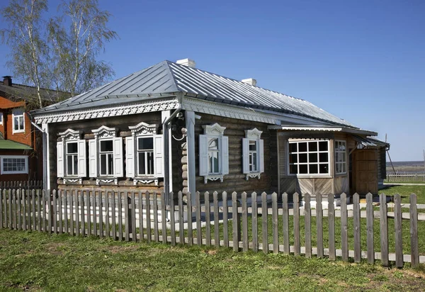 Casa Padre Aldeia Konstantinovo Oblast Ryazan Rússia — Fotografia de Stock
