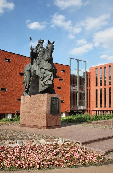 Monument Voor Casimir Groot Bydgoszcz Polen — Stockfoto