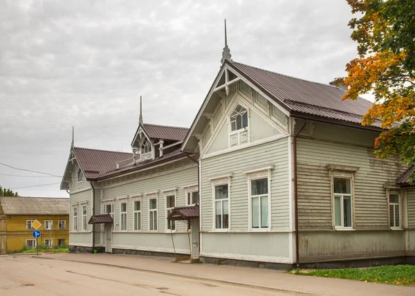 Historická Čtvrť Sortavala Serdobol Republika Karelia Rusko — Stock fotografie