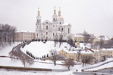 Dormition Katedrali - Vitebsk 'teki Varsayım Katedrali. Beyaz Rusya