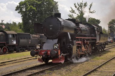 Chabowka 'da demiryolu kevaşesi. Polonya