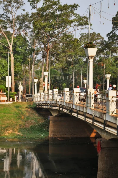 Bridge Siem Reap River Siem Reap Siemreap Cambodia — Stock Photo, Image