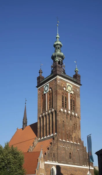 Église Sainte Catherine Gdansk Pologne — Photo