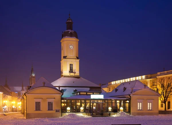 Vista Casa Adosada Plaza Del Mercado Tadeusz Kociuszko Bialystok Polonia — Foto de Stock