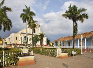 Trinidad 'daki Plaza Mayor. Küba