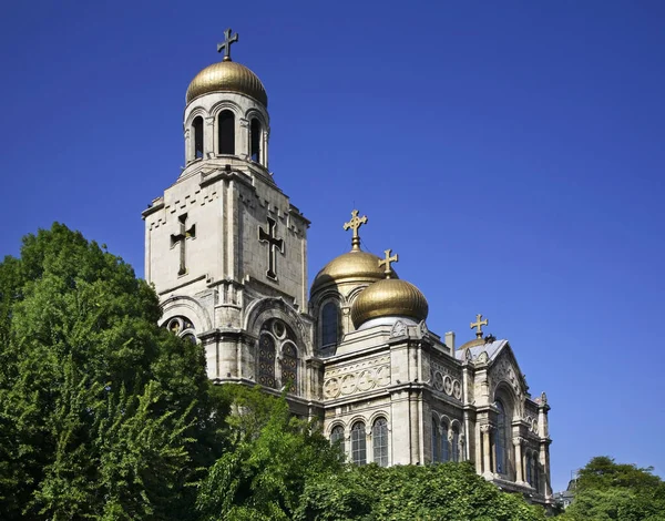 Dormição Catedral Mãe Deus Varna Bulgária — Fotografia de Stock