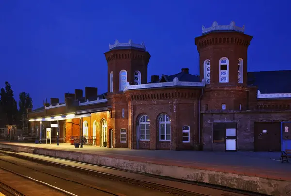 Estación Tren Kostrzyn Nad Odra Polonia —  Fotos de Stock