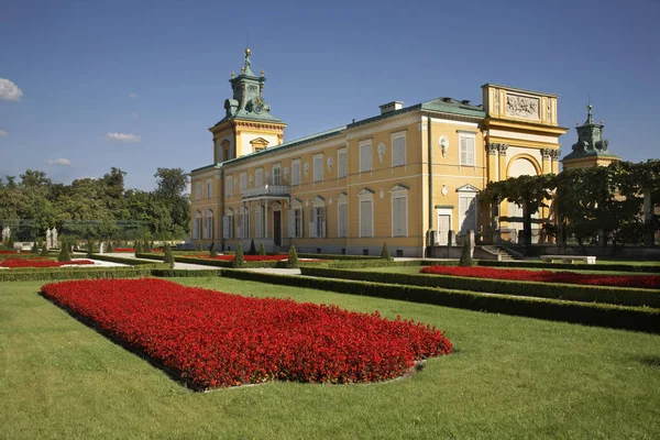 Wilanow Palast Warschau Polen — Stockfoto