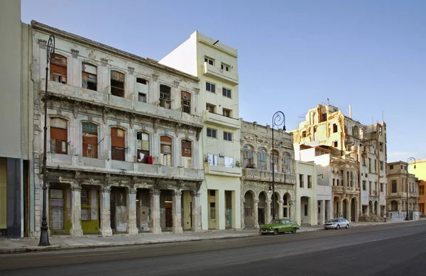 Malecon Avenida Maceo Στην Αβάνα Κούβα — Φωτογραφία Αρχείου