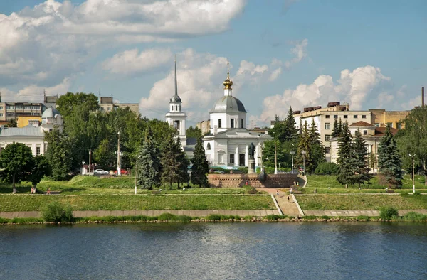 Iglesia Resurrección Cristo Iglesia Voskresenskaya Tver Rusia — Foto de Stock