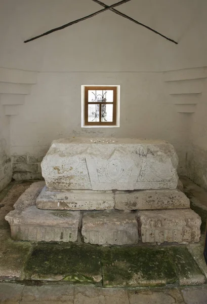 Mausoleum Gruft Von Ivan Glebow Kloster Heilige Entschlafung Staritsa Oblast — Stockfoto