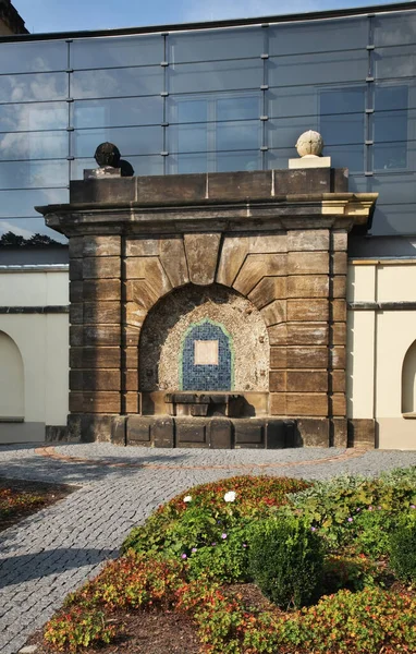 Brunnen Der Burg Sonnenstein Pirna Sachsen Deutschland — Stockfoto