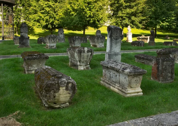 Old Cemetery Holy Dormition Monastery Staritsa Tver Oblast Russia — Stock Photo, Image