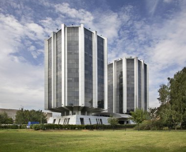 Moskova 'daki iş merkezi Silver House. Rusya