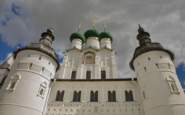 Rostov 'lu (Büyük Rostov) Kremlin' deki Evangelist Aziz John Kilisesi. Yaroslavl oblast. Rusya