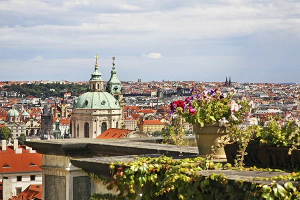 Panoramautsikt Över Prag Republiken Tjeckien — Stockfoto