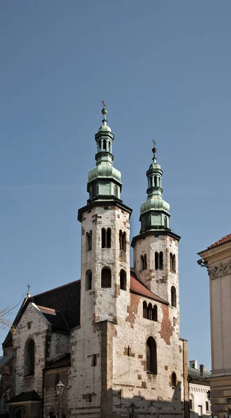 Iglesia San Andrés Cracovia Polonia — Foto de Stock