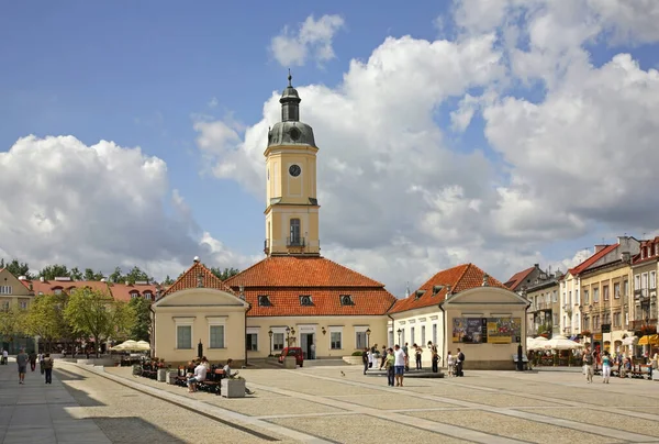 Townhouse Kosciuszko Market Square Bialystok Polonia — Foto Stock