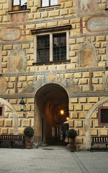 Schloss Cesky Krumlov Tschechische Republik — Stockfoto