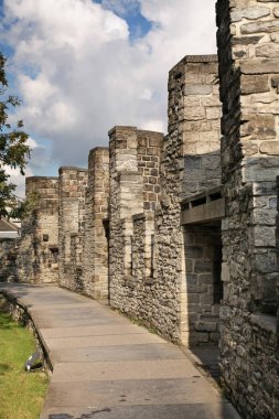 Ghent 'teki Gravensteen kalesi. Belçika
