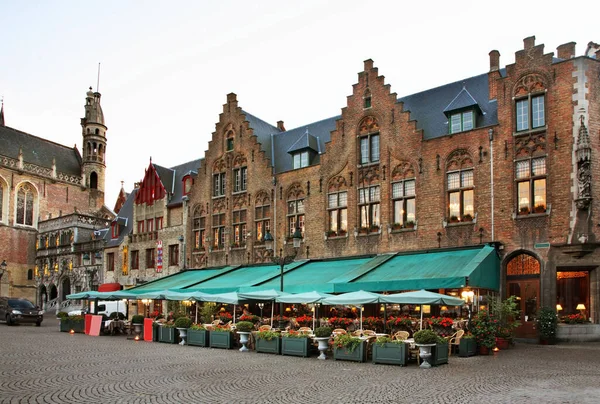 Markt Plaza Del Mercado Brujas Países Bajos — Foto de Stock