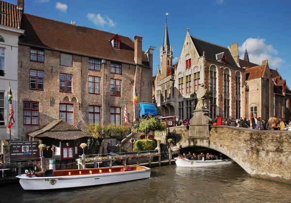 Bruges Manzarası Belçika — Stok fotoğraf