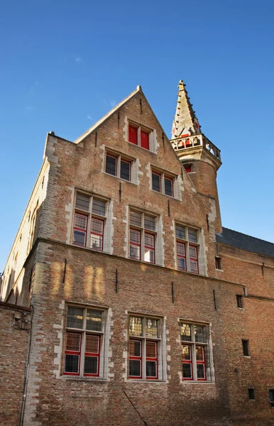 Hof Bladelin Corte Bladelin Bruges Bélgica — Fotografia de Stock