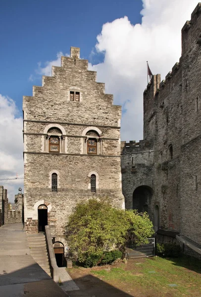 Castelo Gravensteen Ghent Bélgica — Fotografia de Stock