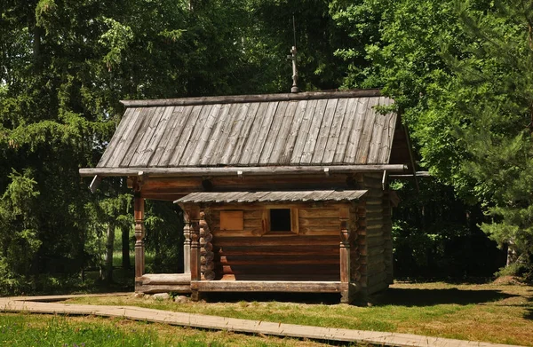 Chapelle Pierre Paul Dans Village Vitoslavlitsy Près Novgorod Great Russie — Photo