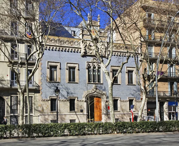 Gran Les Corts Catalanes Barcelona Spanien — Stockfoto